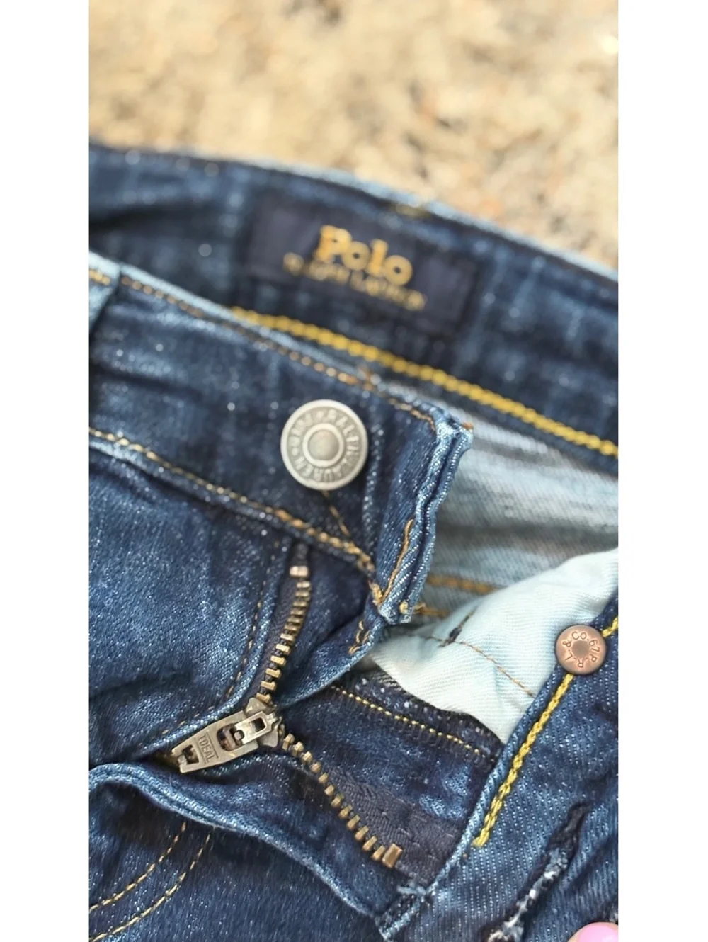 Polo Ralph Lauren Hampton Straight Jeans Size 8
